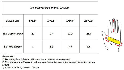Guantes de Piel de Oveja Tejidos con Pantalla Táctil y Forro de Terciopelo para Hombre - Image 10