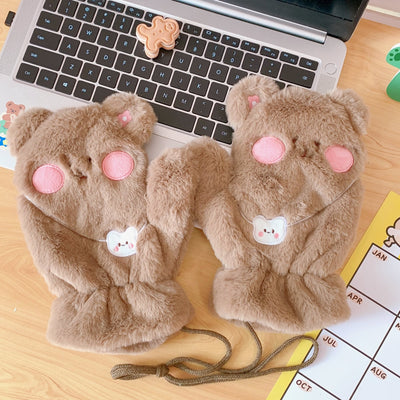 Guantes Escolares Chacha Bear con Cordón de Seguridad - Image 14