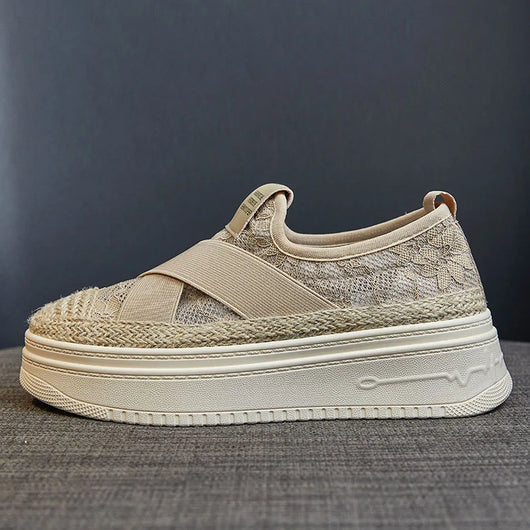 Mocasín Slip-On con Plataforma y Malla Transpirable - Image 10