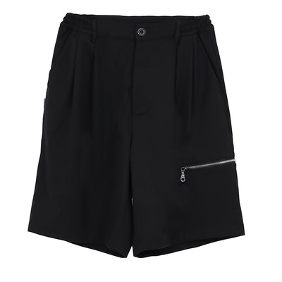 Pantalones Baggy Retro con Drapeado de Cinco Puntos - Image 11