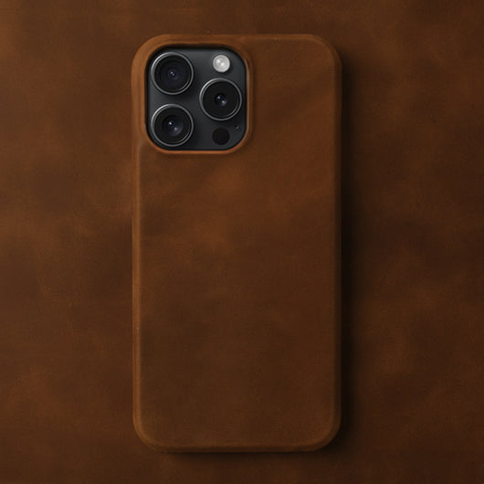 Funda para Teléfono Cuero Crazy Horse con Patrón Aplicado - Image 7