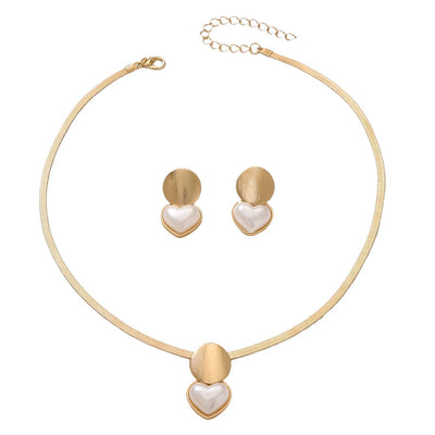 Collar Colgante Corazón Redondo Creativo para Mujer - Image 6