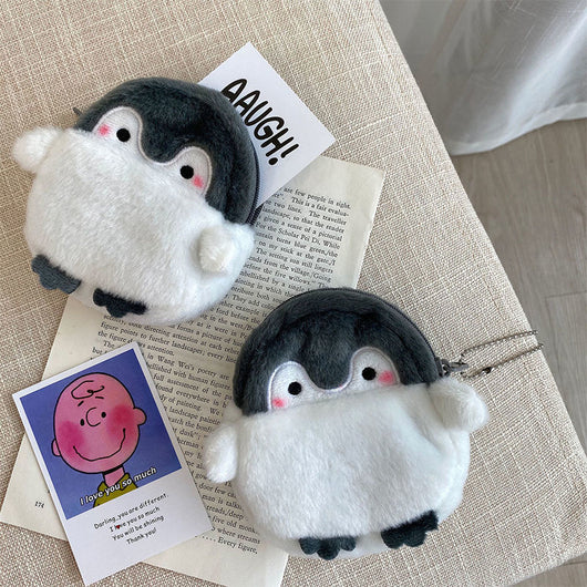Monedero Colgante Pingüino de Peluche Adorable - Image 3