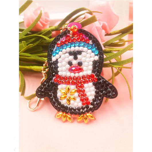Llavero de Pintura de Diamantes Animalito Adorable - Colgante para Bolso - Image 5