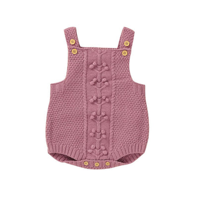 Romper Tejido a Mano en Lana Merino con Diseño de Burbujas Triangulares - Image 17