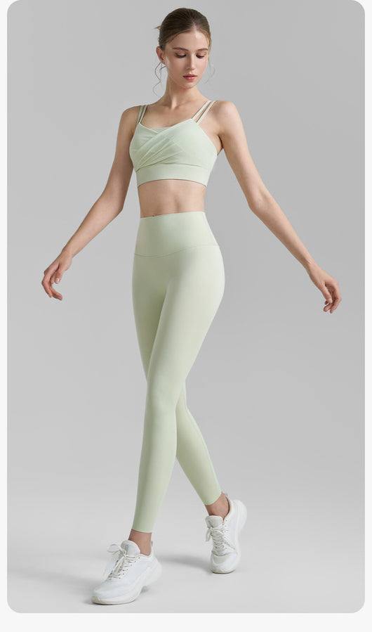 Sujetador Deportivo Mesh Plisado Backless para Fitness - Image 17