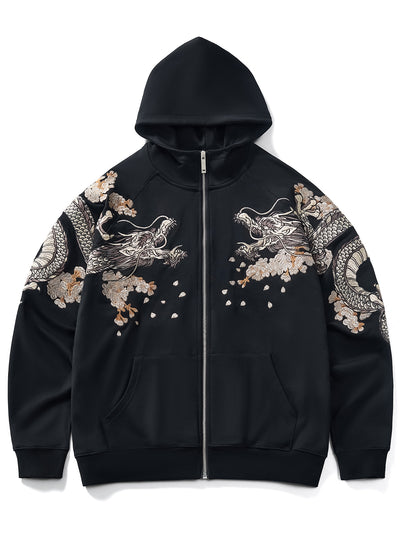 Chaqueta Suelta Bordada Estilo Chino para Hombre en Poliéster - Image 9