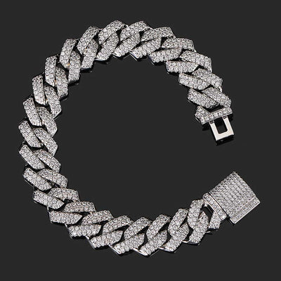 Pulsera Hip Hop Doble Fila 14mm - Estilo Urbano Premium - Image 50
