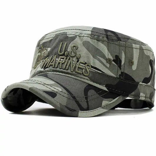 Gorra de Camuflaje Bordada con Visera Corta para Hombre - Image 6