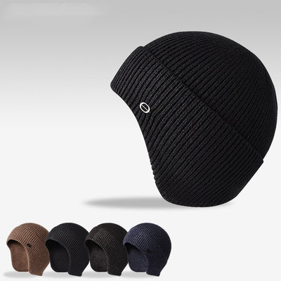 Gorro de Terciopelo Sintético con Protección Auditiva para Hombre