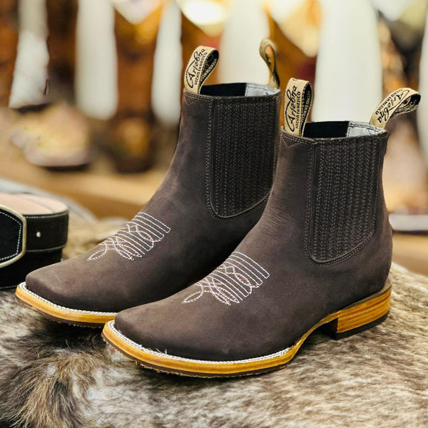 Botas Chelsea Martin con Bordado en Mangas - Estilo Europeo para Hombre