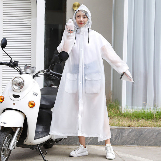 Impermeable Largo para Mujer - Protección Total para Bicicleta Eléctrica - Image 12