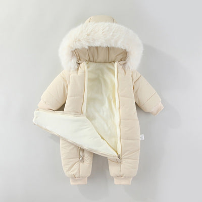 Pijama Enterizo con Capucha de Pelaje para Niños y Niñas - Image 11
