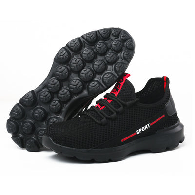 Zapatos de Seguridad Livianos con Tejido Transpirable y Protección Antimachaque - Image 10