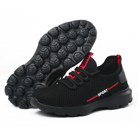 Zapatos de Seguridad Livianos con Tejido Transpirable y Protección Antimachaque - Image 10