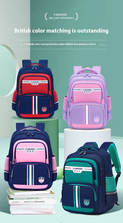 Mochila Escolar para Primaria Grados 1-6, Impermeable y de Gran Capacidad para Niños y Niñas - Image 9