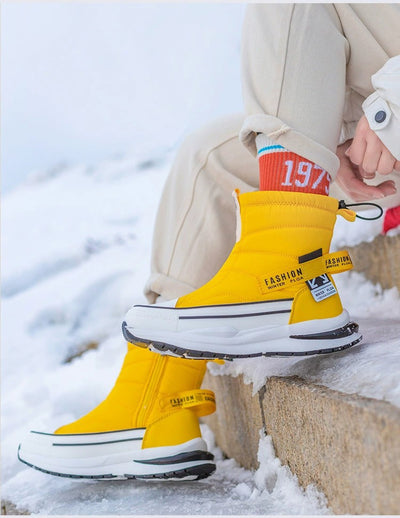 Zapatos Casuales para Hombre de Algodón Impermeables con Forro de Lana Invernal - Image 16