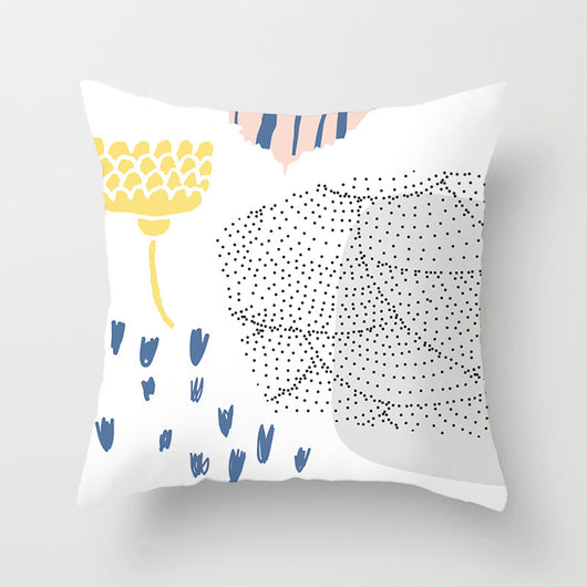 Funda de Almohada Geométrica Moderna en Poliéster Peachskin - Image 46