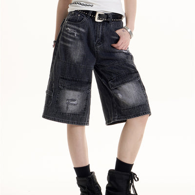 Pantalón Vaquero Roto Estilo Retro Hot Girl - Image 9