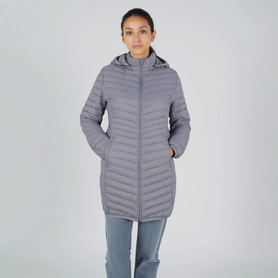 Chaqueta Acolchada de Algodón para Invierno - Colores Sólidos - Image 3