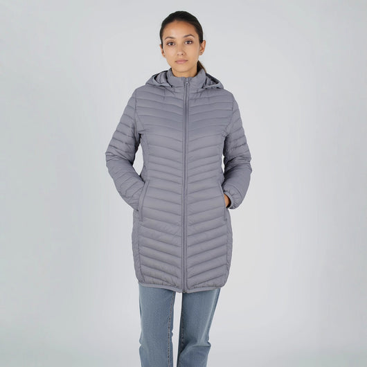 Chaqueta Acolchada de Algodón para Invierno - Colores Sólidos - Image 3