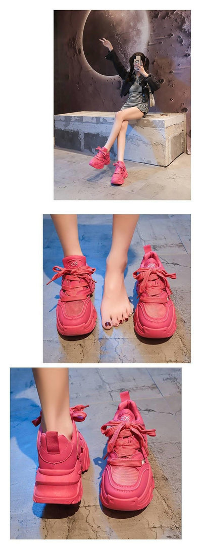 Zapatillas Deportivas Casuales con Plataforma Elevadora para Mujer - Image 14