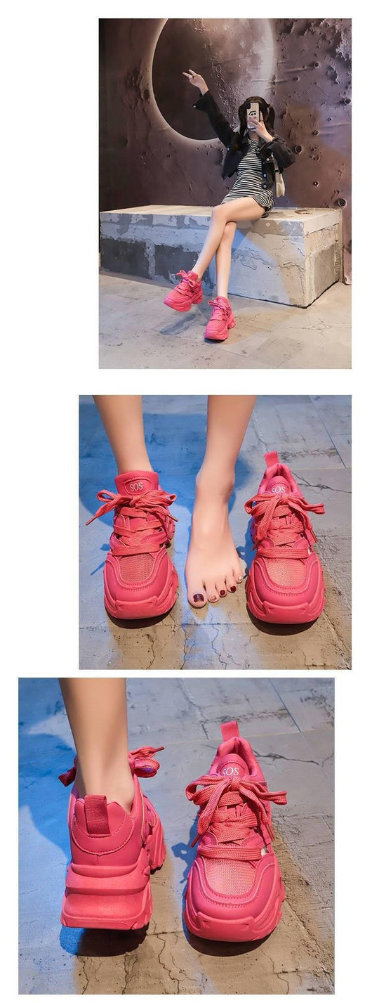 Zapatillas Deportivas Casuales con Plataforma Elevadora para Mujer - Image 14