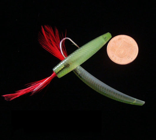 Anzuelo Angular Verde Grande con Línea de Arrastre para Pesca - Image 19