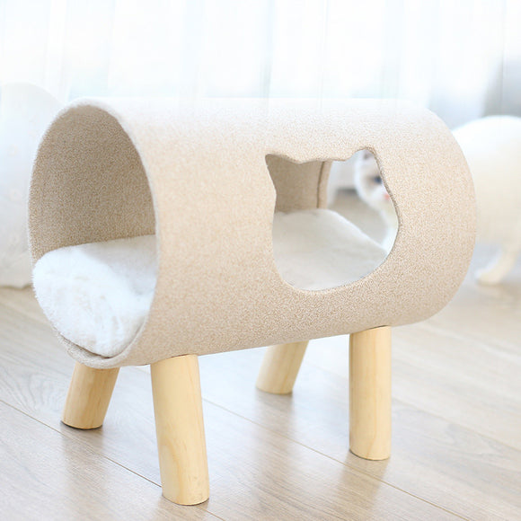 Cama Transpirable para Gatos y Perros Pequeños - Lavable y Fresca