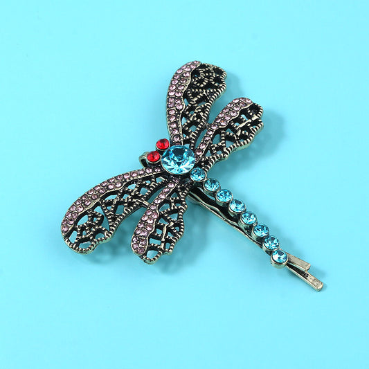 Pasador Mariposa Retro para Cabello - Clip Decorativo Estilo Libélula