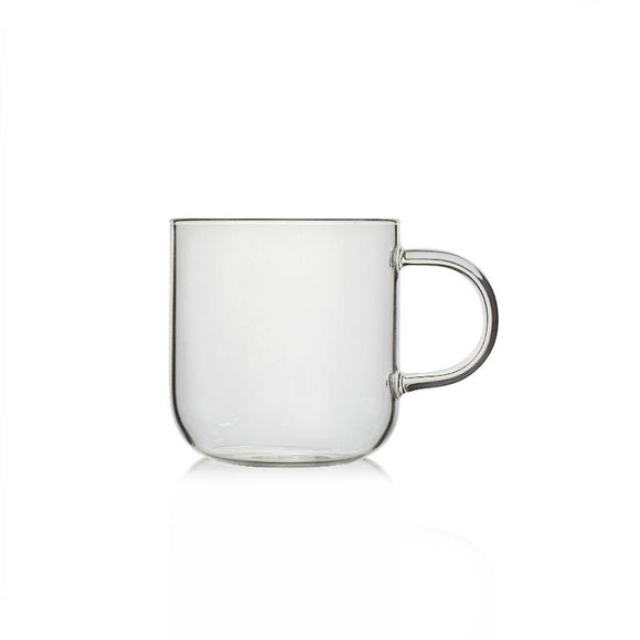 Taza de Vidrio Borosilicato para Té de Flores y Café