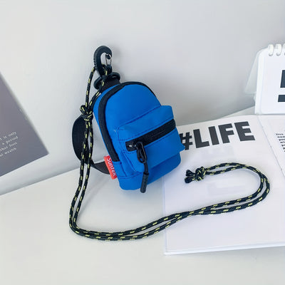Mochila Crossbody Compacta Unisex con Correa Ajustable y Organizador de Accesorios - Image 5