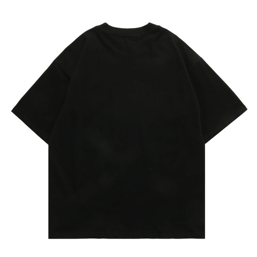 Camiseta Suelta Retro Estampado Alien Estilo Urbano para Hombre - Image 10