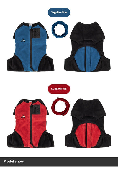 Abrigo Térmico para Mascotas con Cuello Desmontable Resistente al Viento - Image 23
