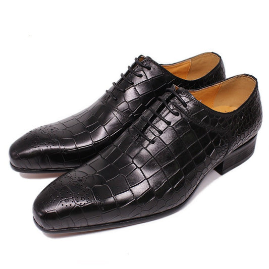 Zapatos de Cuero Oxford para Hombre - Elegancia Empresarial