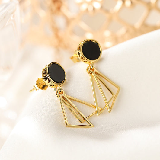 Aretes Geométricos de Lujo Minimalista para Mujer - Image 7
