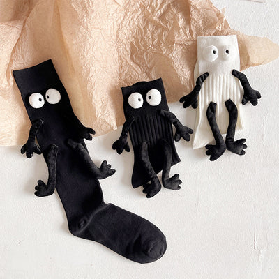 Calcetines Cortos de Algodón Puro con Muñeca Adorable - Diseño para Parejas - Image 32