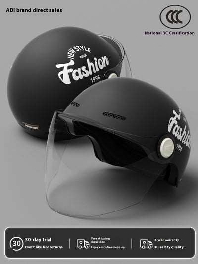 Casco Moto Semintergral Batería Universal Cuatro Estaciones - Image 29