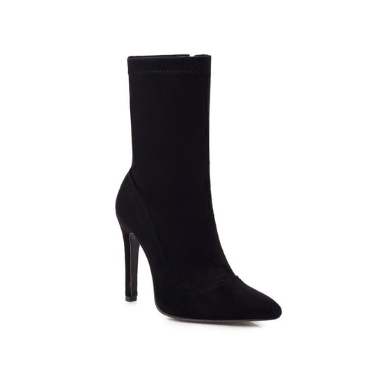 Botas Mujer Punta Aguda Tacón Stiletto Talla Grande - Image 9