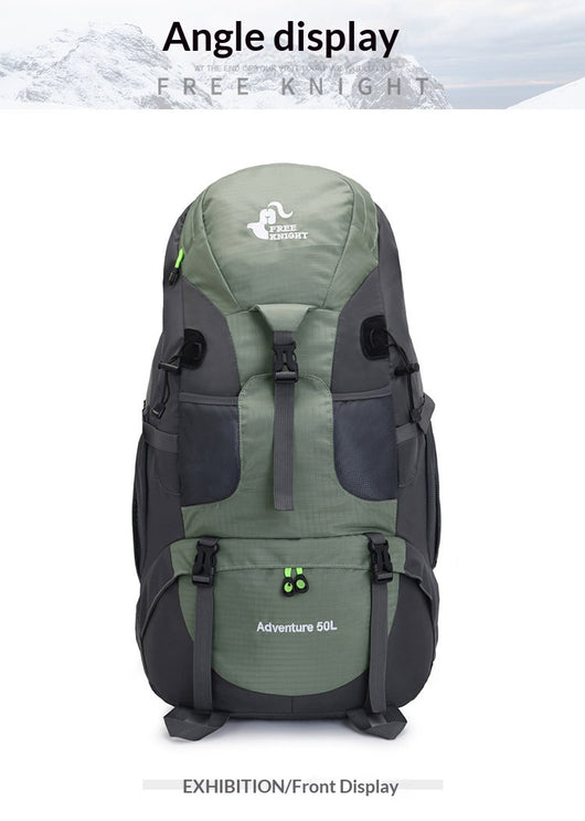 Mochila de Senderismo Profesional 70L Impermeable Multiuso para Camping y Viajes - Image 17