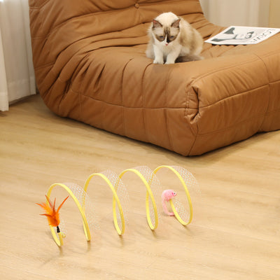 Kit Completo de Juguetes para Gatos - Túnel Plegable, Pelotas y Ratones Interactivos - Image 4