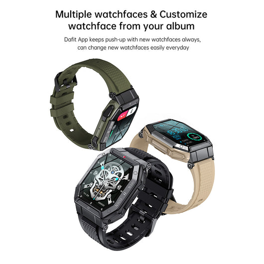 Reloj Inteligente K55 con Llamadas Bluetooth, Monitor Cardíaco y Presión Arterial - Image 3