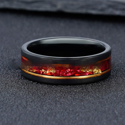 Anillo Vintage Oro Rosa para Hombre - Diseño Elegante - Image 4