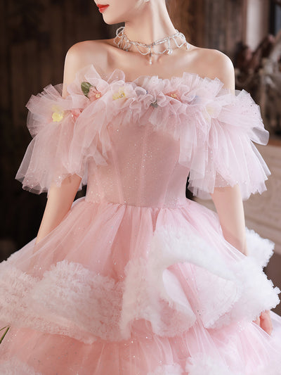 Vestido de Banquete Asimétrico Floral de Alta Gama para Mujer - Image 5