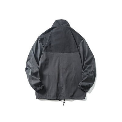 Chaqueta con Bolsillo Circular y Cierre Diagonal Moderno - Image 10