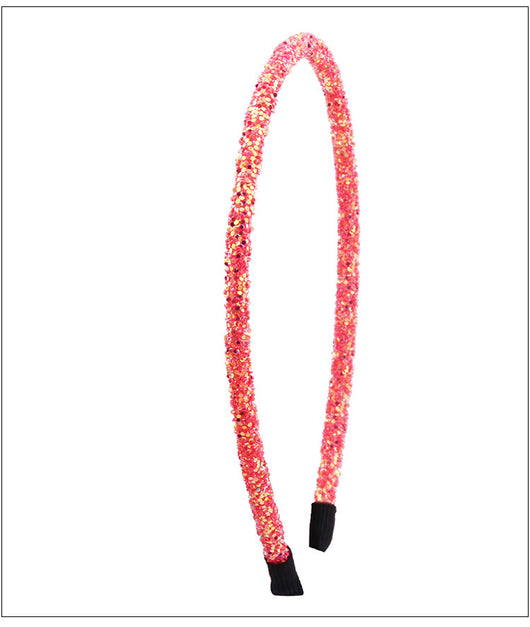 Set de Diademas y Pasadores con Lentejuelas Color Cebolla 5mm - Image 13