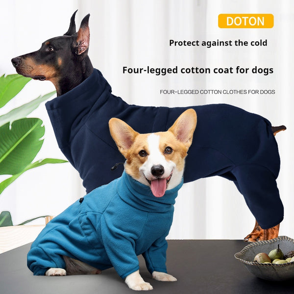 Abrigo Térmico para Perros Grandes - Chaleco Acolchado Impermeable de Polar