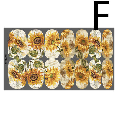 Pegatinas de Uñas Mariposas Hoja de Arce con Adhesivo - Image 17