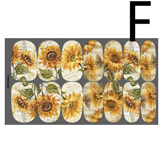 Pegatinas de Uñas Mariposas Hoja de Arce con Adhesivo - Image 17