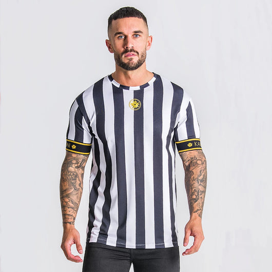 Playera Deportiva de Rayas con Secado Rápido - Image 3